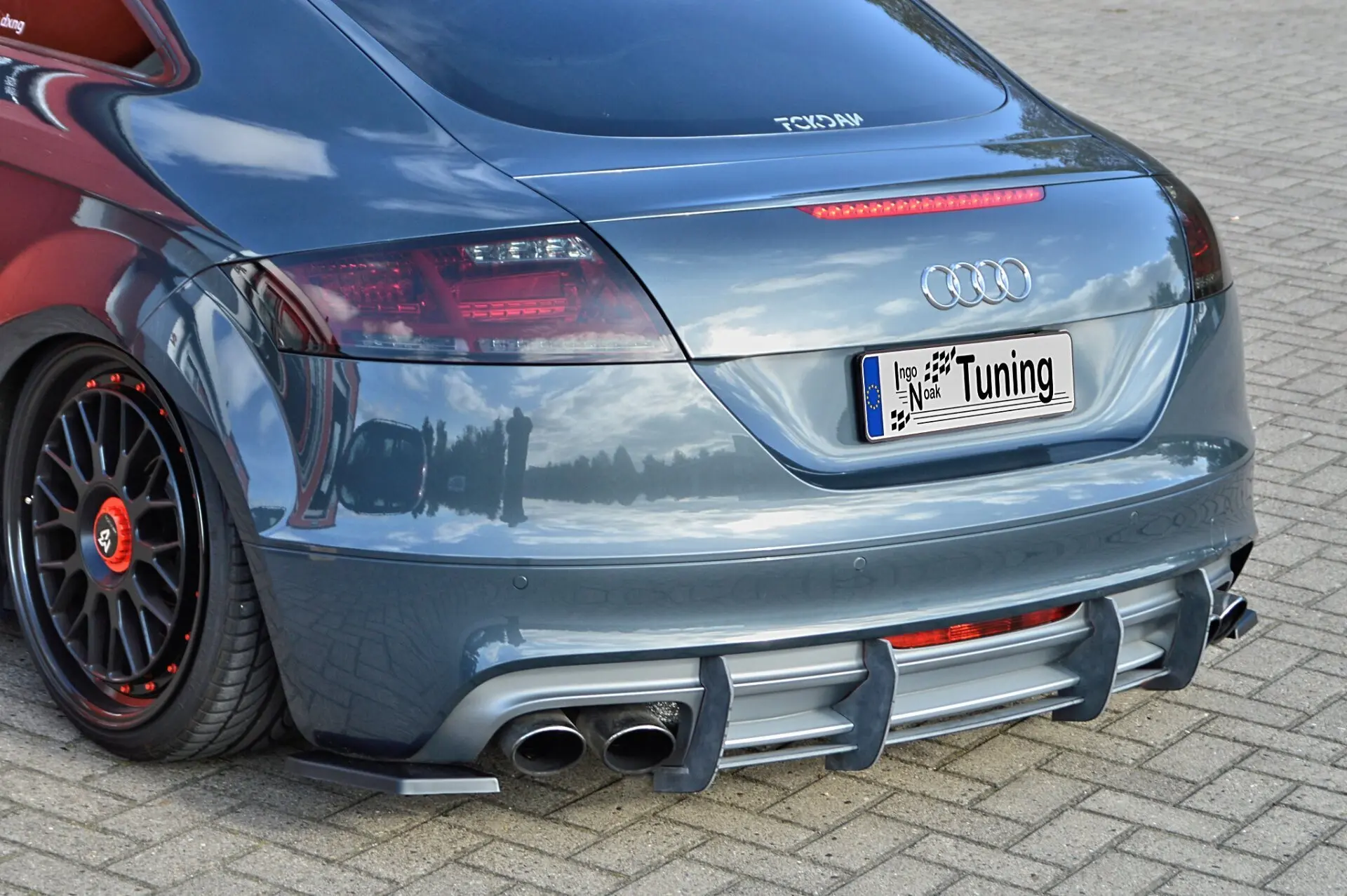 Ingo Noak Racing Heckansatz +Seitenteile für Audi TTS 8J Coupe ab Bj. 2009-