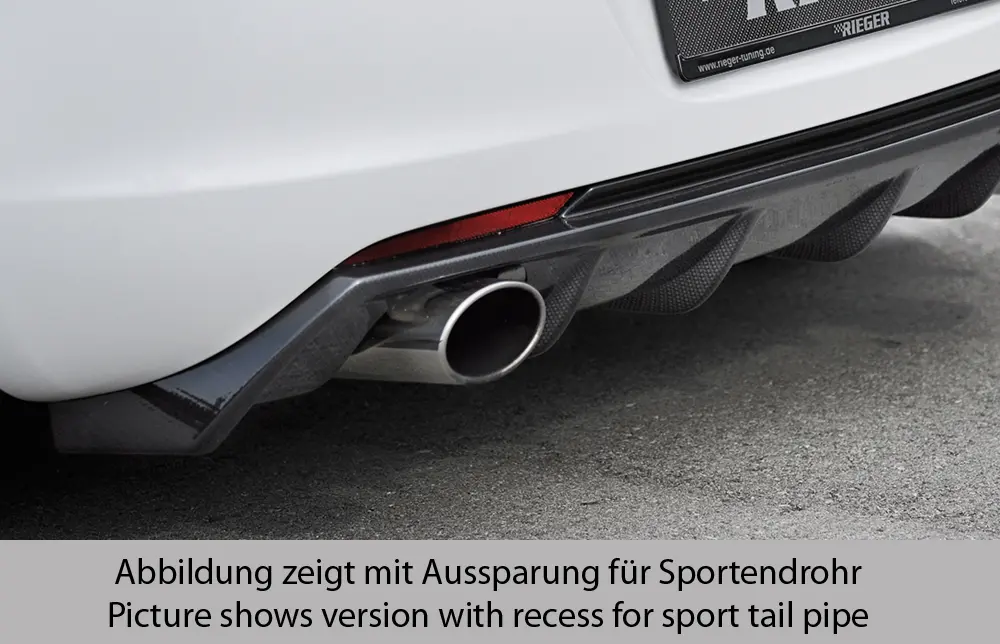Rieger Heckeinsatz für Opel Astra J