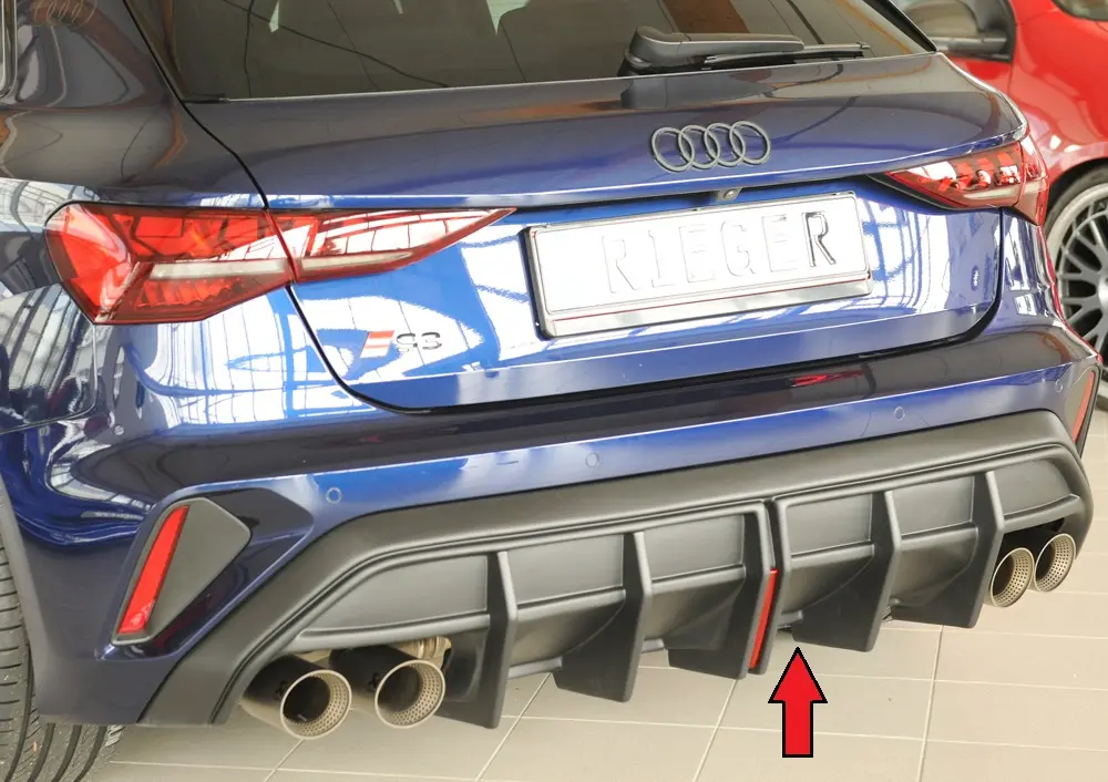 Rieger Heckeinsatz für Audi A3 / S3 8Y