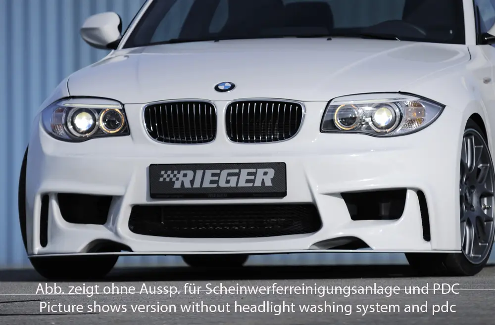 Rieger Spoilerstoßstange für BMW 1er E81 / E82 / E87