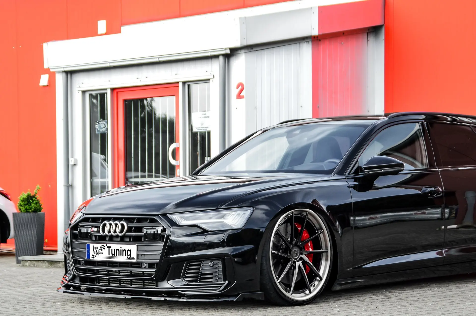 Ingo Noak Cup Frontspoilerlippe mit Wing für Audi A6 S-Line + S6 4K C8 ab Bj. 2018-
