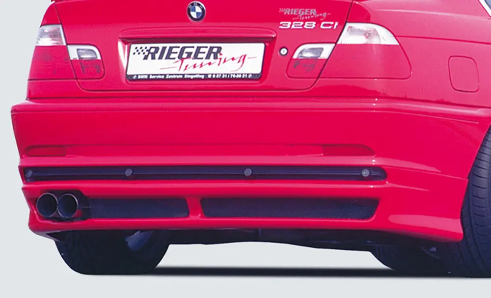 Rieger Heckansatz für BMW 3er E46