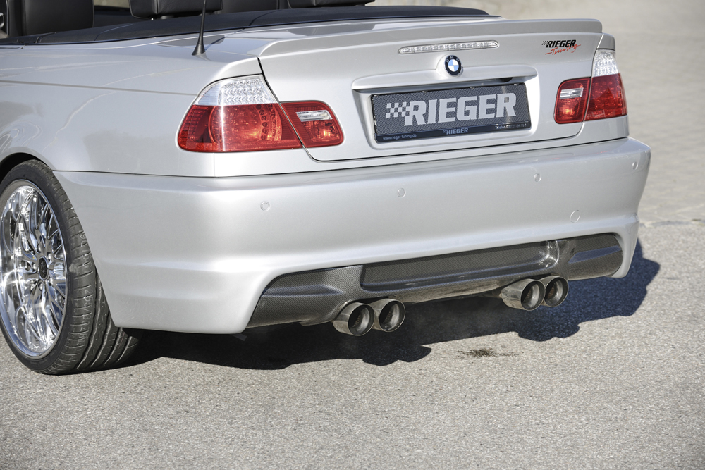 Rieger Heckschürze für BMW 3er E46