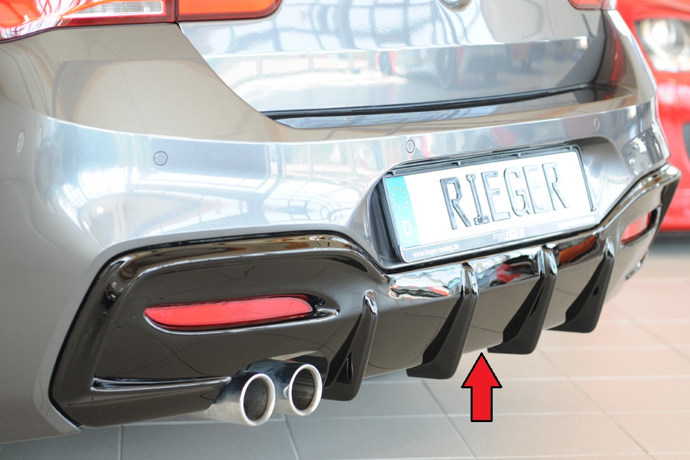 Rieger Heckeinsatz (Typ: 88171) für BMW 1er F20 / F21