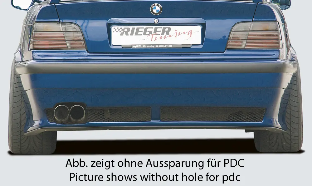 Rieger Heckschürze RT 04 (V1) für BMW 3er E36