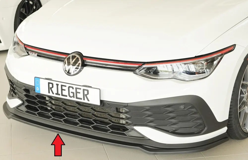 Rieger Spoilerschwert nur für GTI Clubsport für VW Golf VIII GTI Clubsport