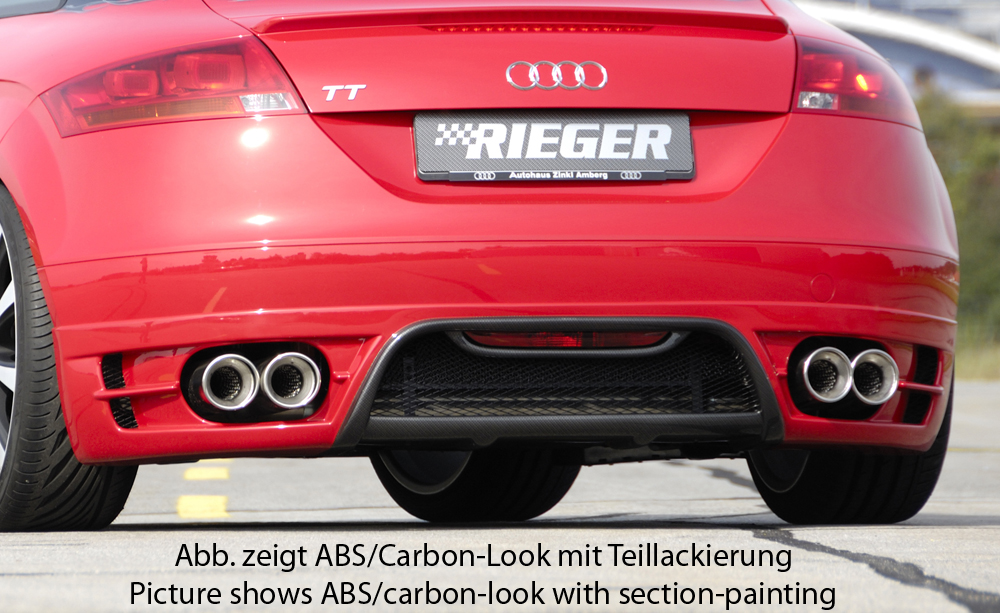 Rieger Heckansatz für Audi TT 8J