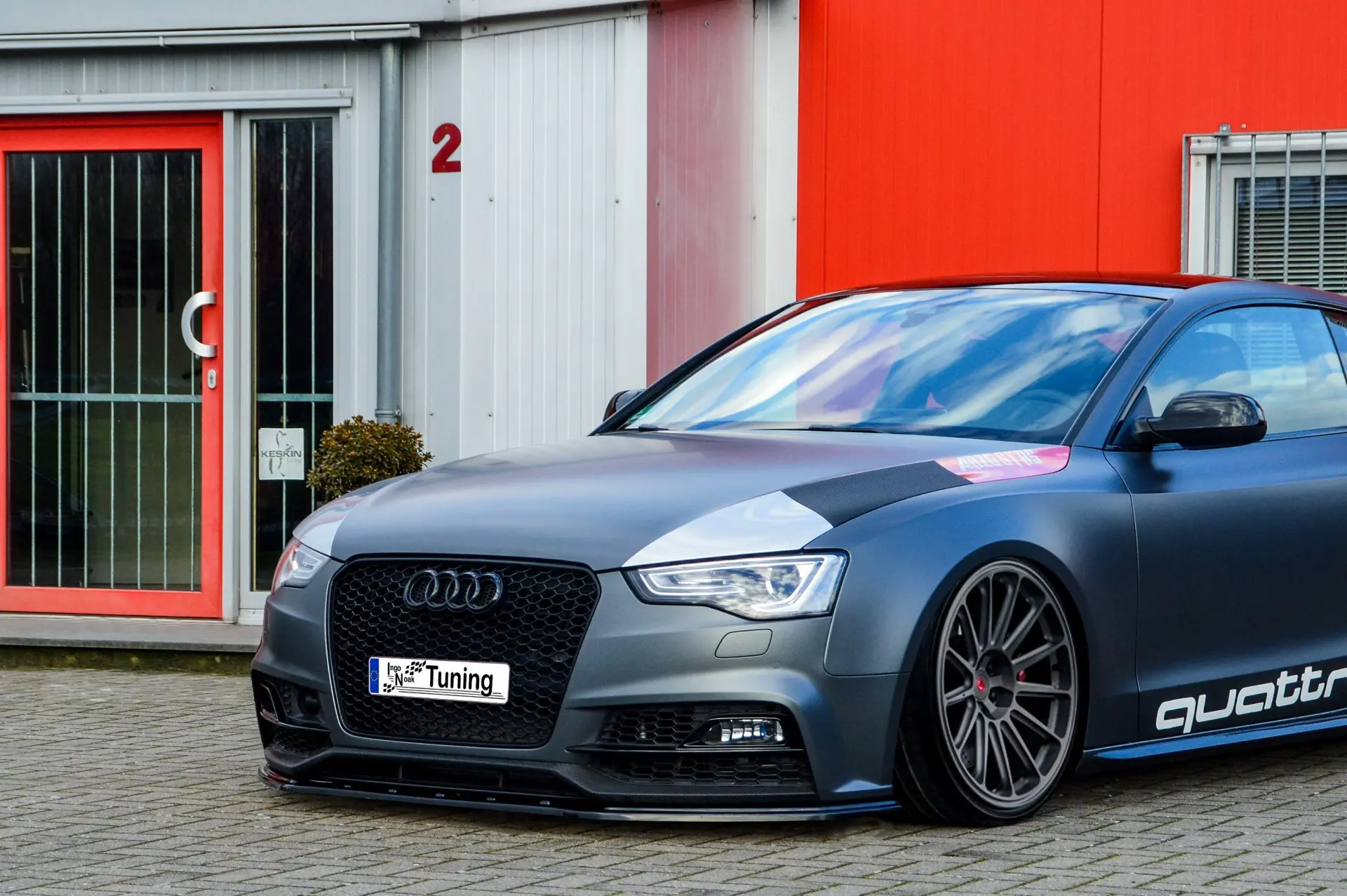 Ingo Noak Cup Frontspoilerlippe für Audi A5 B8 Sport Edition Plus Bj. 2012-2017