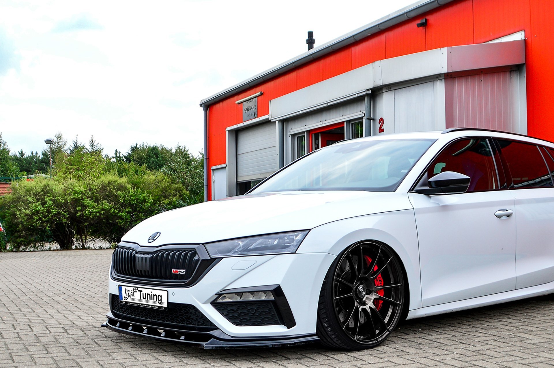 Ingo Noak Cup Frontspoilerlippe für Skoda Octavia RS NX ab Bj.2020-