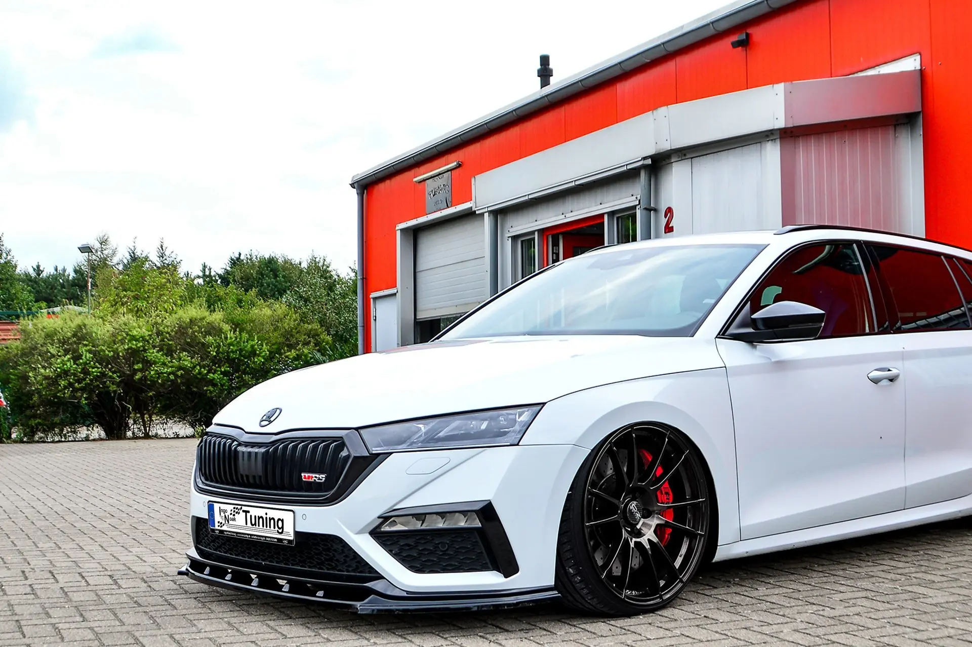 Ingo Noak Cup Frontspoilerlippe für Skoda Octavia RS NX ab Bj.2020-