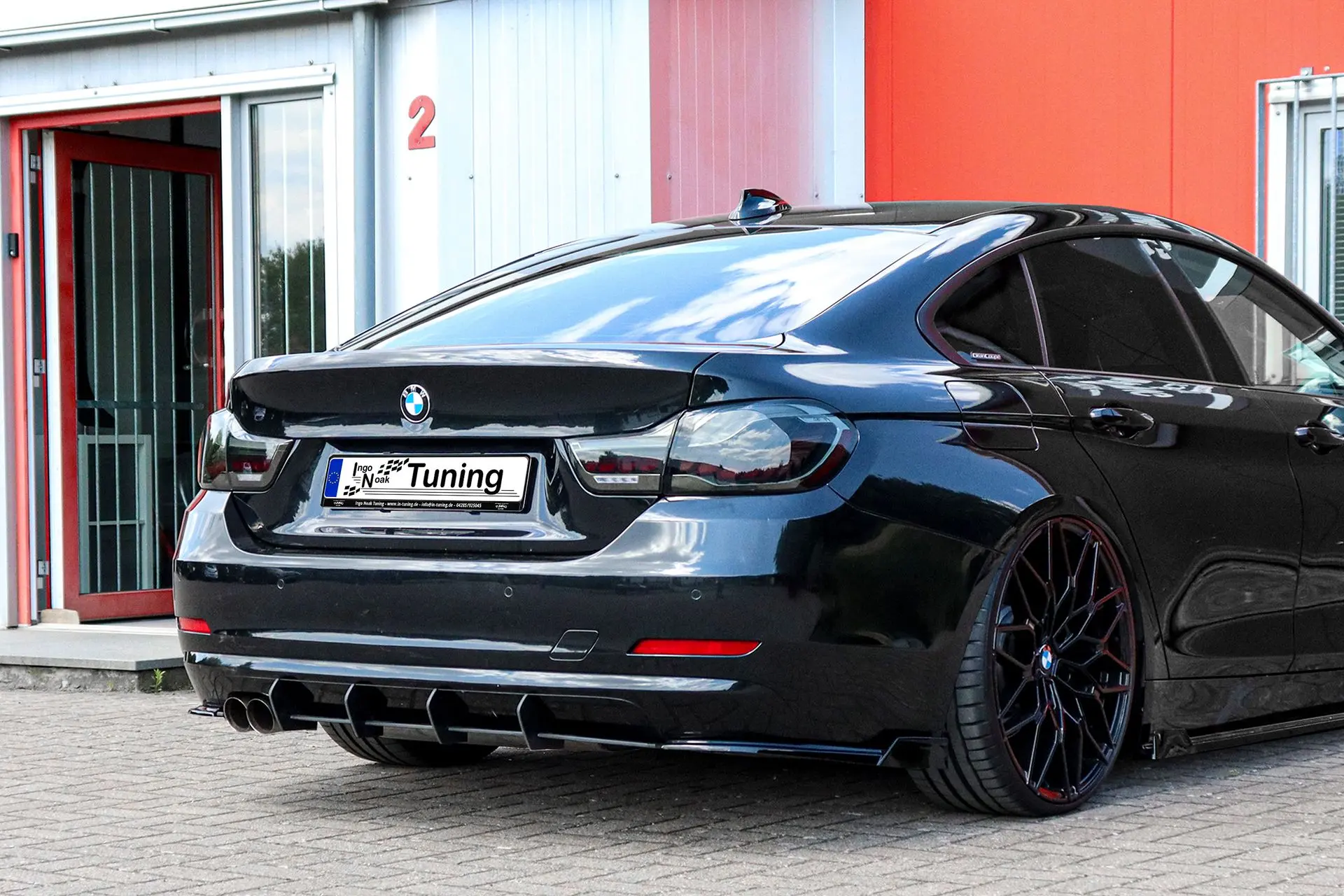 Ingo Noak Heckeinsatz Diffusor Heckeinsatz passend für BMW 4er F32/F33/F36