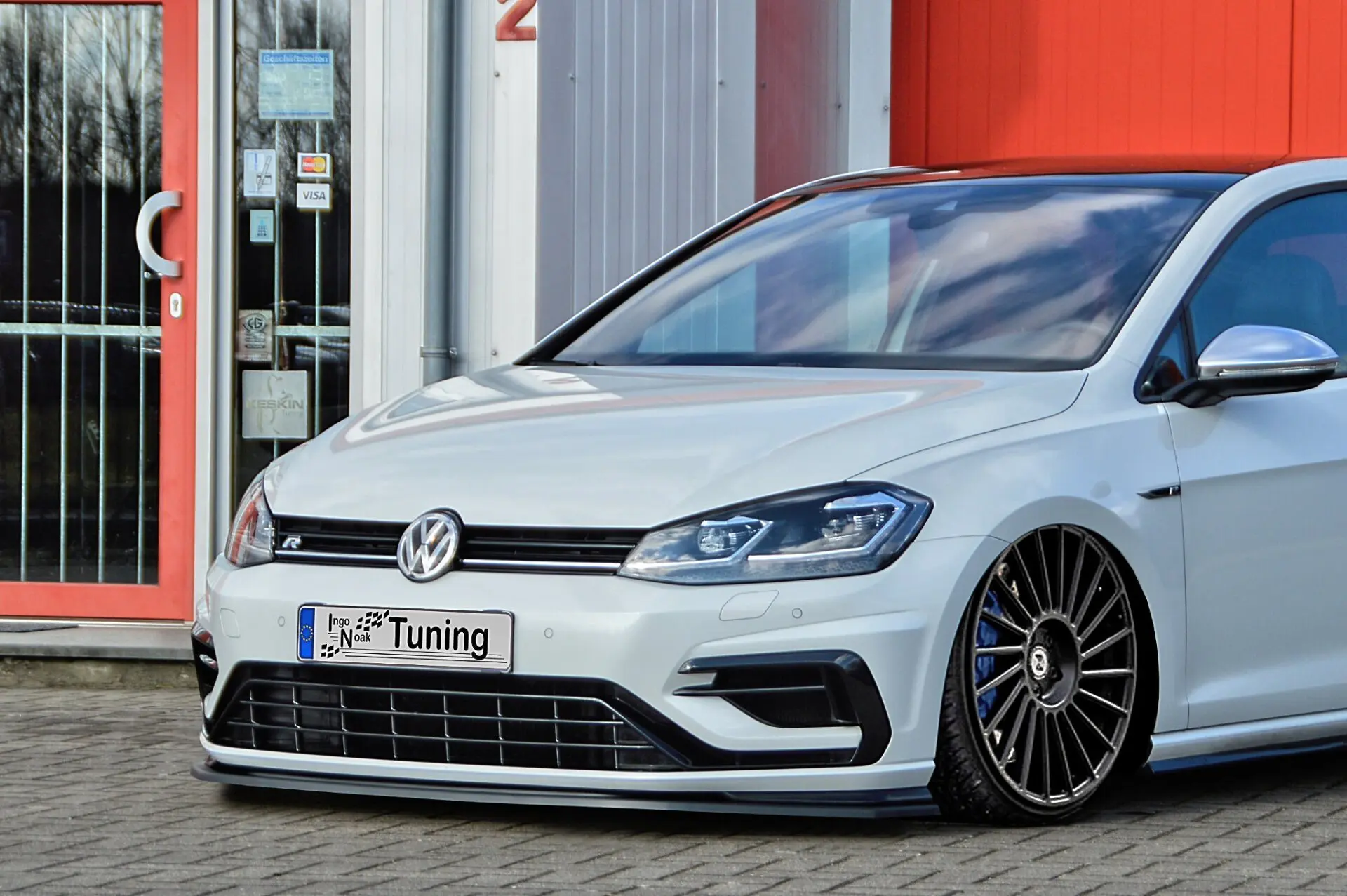Ingo Noak Spoilerschwert Frontspoiler für VW Golf 7 R+ R-Line Facelift
