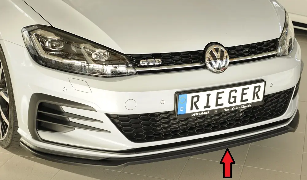 Rieger Spoilerschwert nur für GTI / GTD / GTE für VW Golf VII