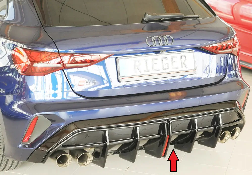 Rieger Heckeinsatz für Audi A3 / S3 8Y