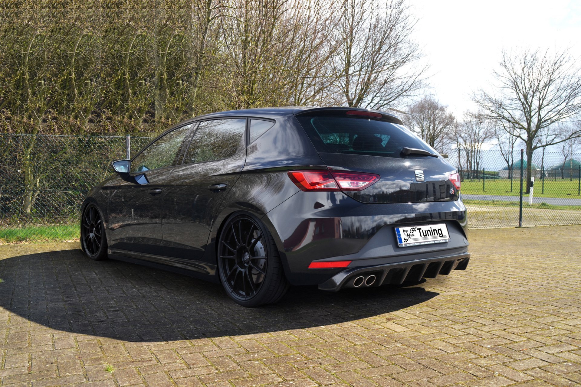 Ingo Noak Heckansatz Heckdiffusor für Seat Leon 3 5F