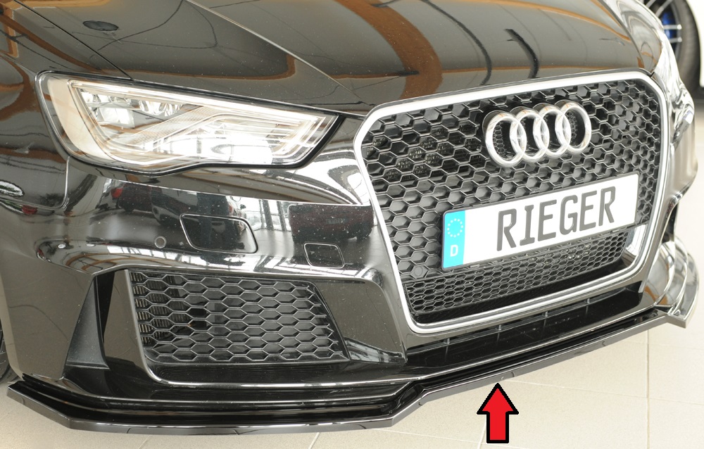 Rieger Spoilerschwert für Audi RS3 8V