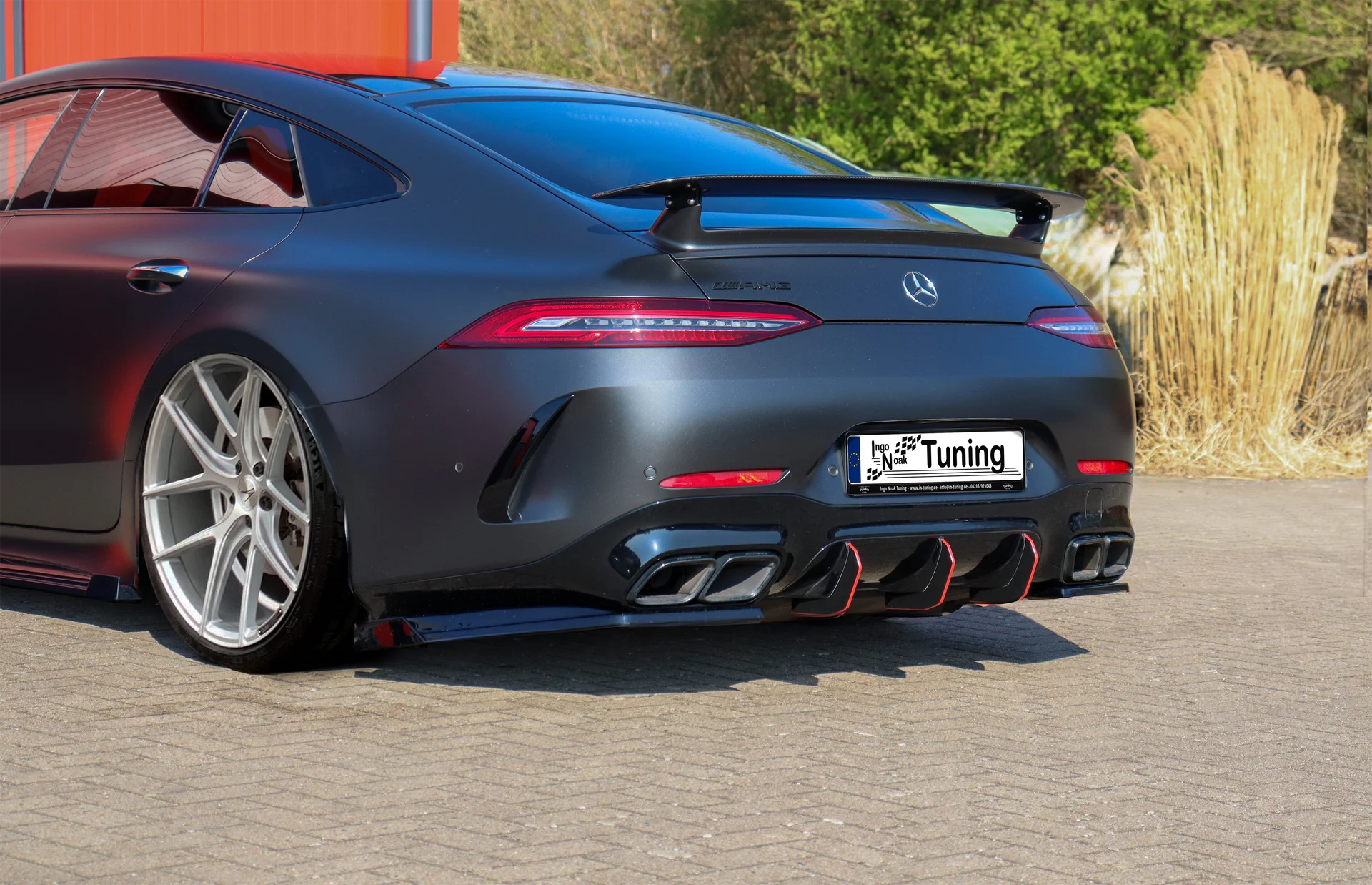 Ingo Noak Gefräster Heckansatz für Mercedes AMG GT 63S 4-Türer X290