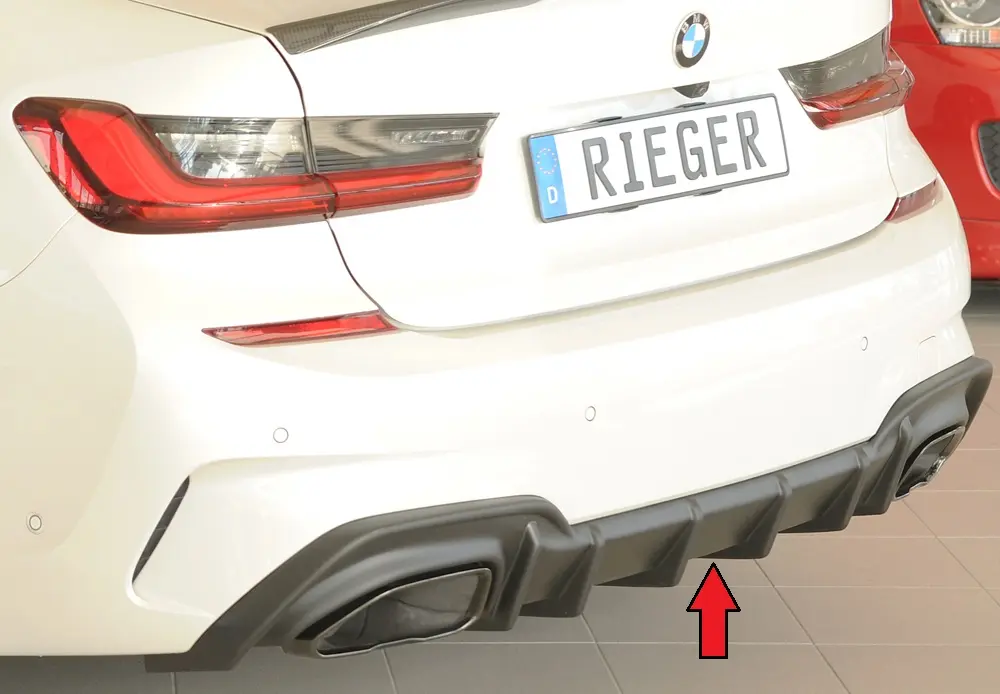 Rieger Heckeinsatz für BMW 3er G20 / G21