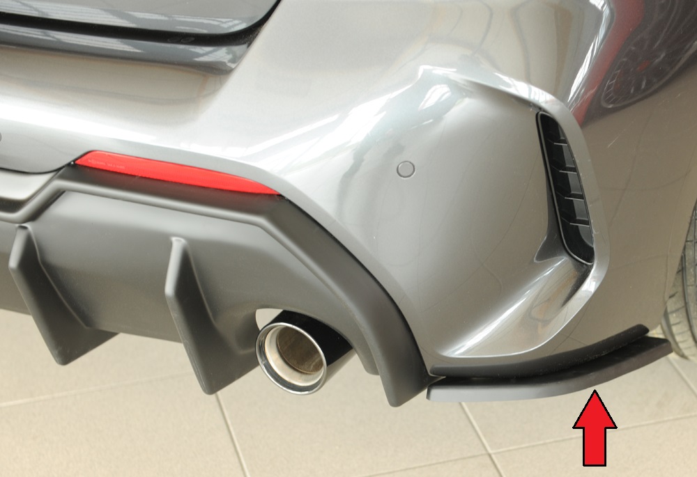 Rieger Heckschürzenansatz seitlich rechts für BMW 1er F40