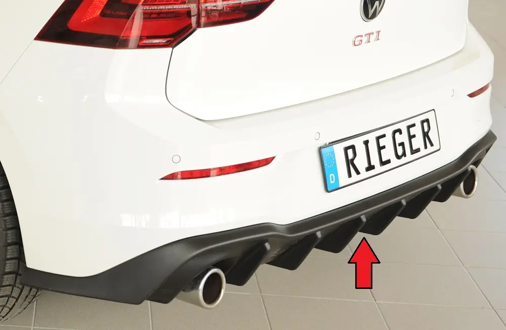 Rieger Heckeinsatz für VW Golf VIII GTI