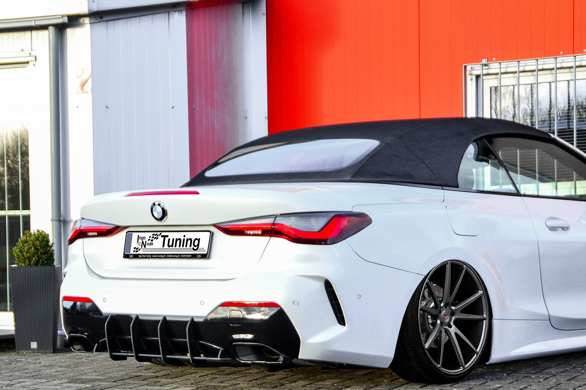 Ingo Noak Heckeinsatz Diffusor Heckeinsatz V2 passend für BMW 4er G22/G23