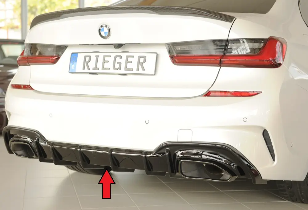Rieger Heckeinsatz für BMW 3er G20 / G21