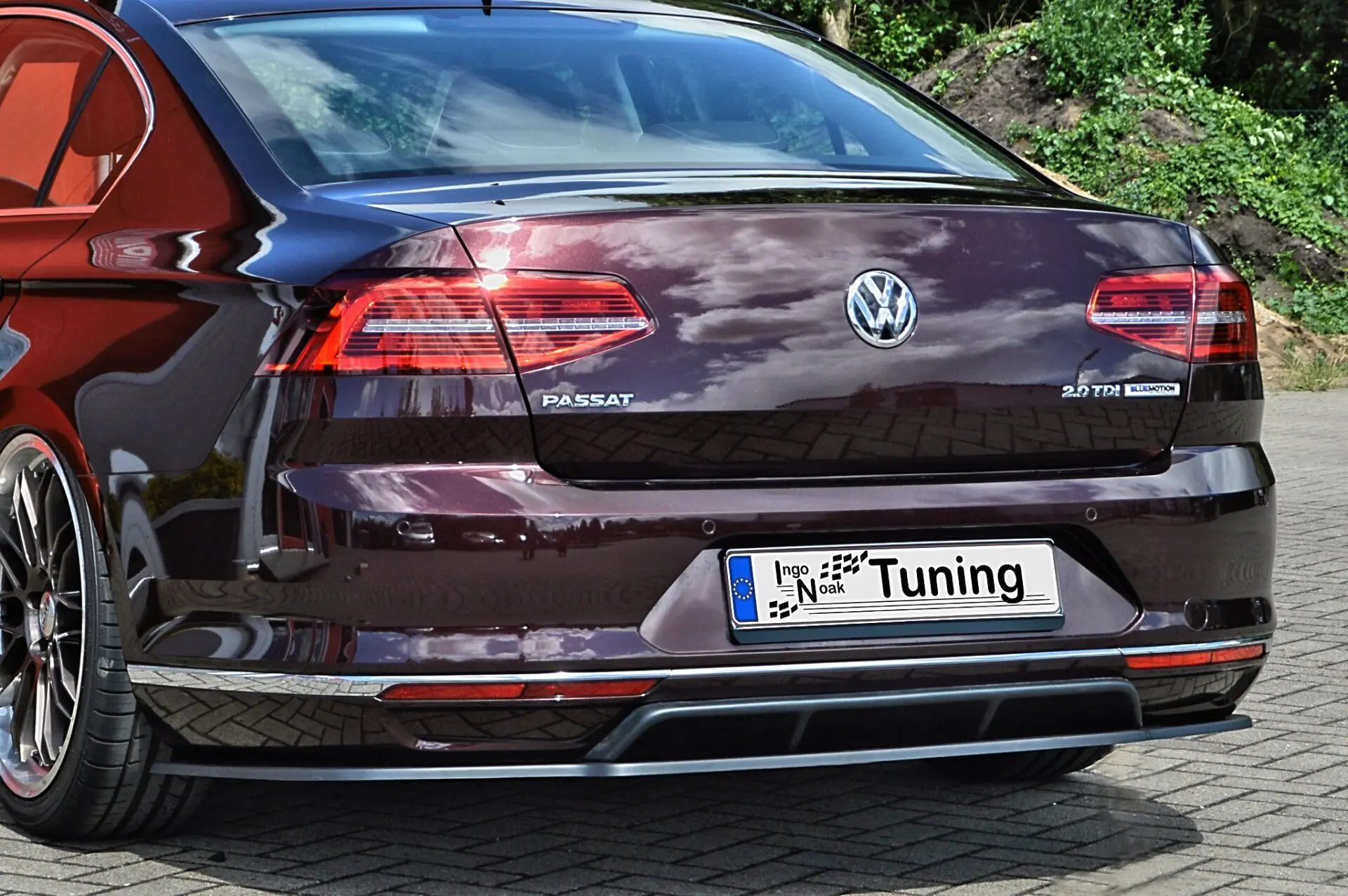 Ingo Noak Heckansatz mit Cuplippe für VW Passat 3G B8