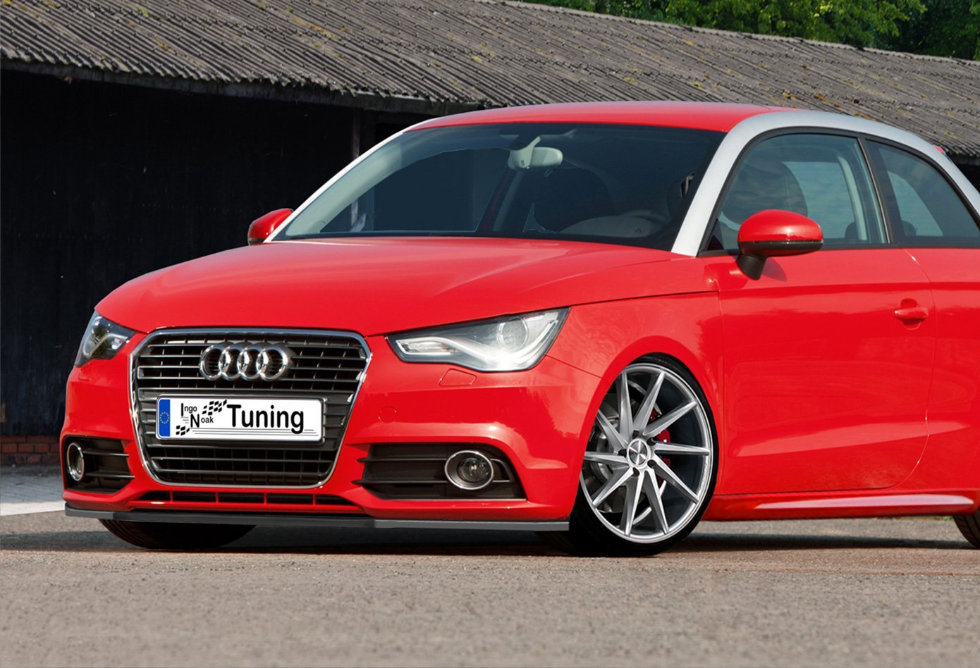 Ingo Noak Cup Frontspoilerlippe für Audi A1 8X Bj. 2010-2014