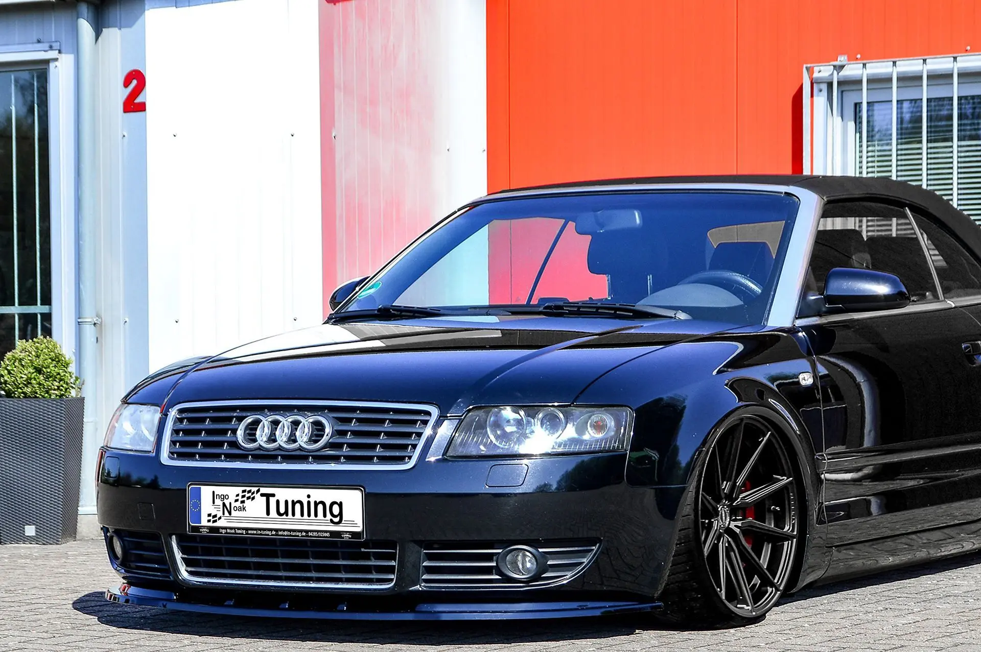 Ingo Noak CUP Frontspoilerlippe für Audi A4 B6 8H Cabrio Bj. 2002-2006