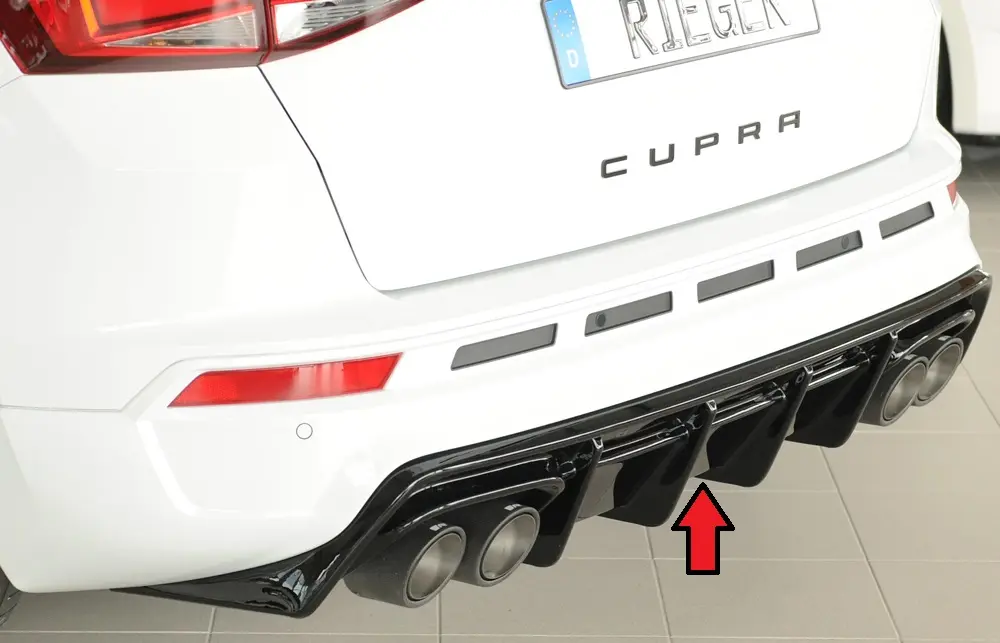 Rieger Heckeinsatz (für Fzg. mit AHK) für Seat Ateca 5F