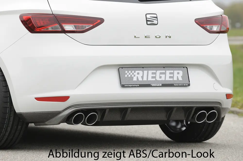 Rieger Heckschürzenansatz für Seat Leon 5F