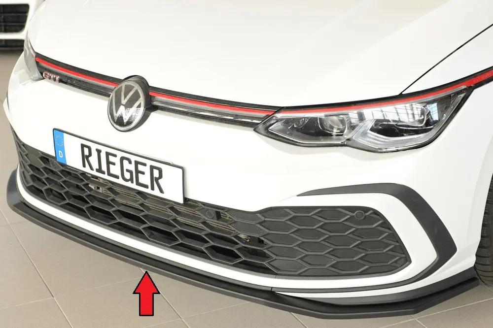Rieger Spoilerschwert nur für GTI / GTD / GTE für VW Golf VIII