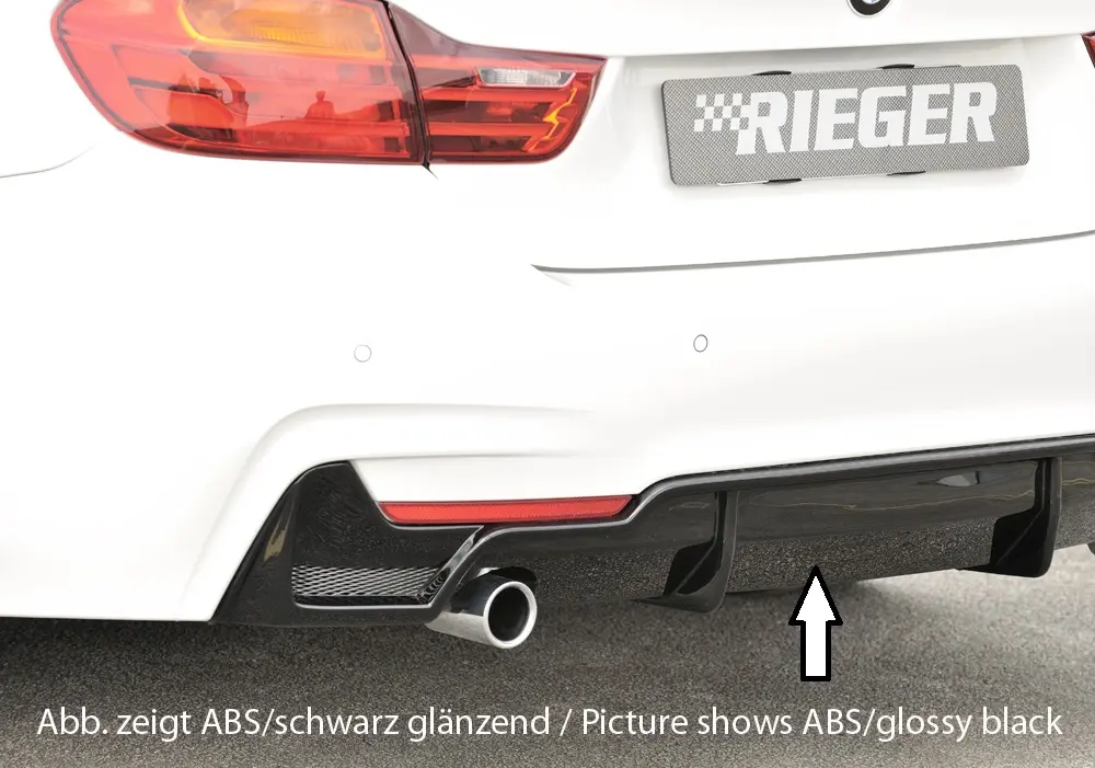 Rieger Heckeinsatz für BMW 4er F32 / F33 / F36
