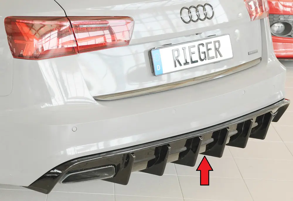 Rieger Heckeinsatz (für Fzg. mit AHK) für Audi A6 4G