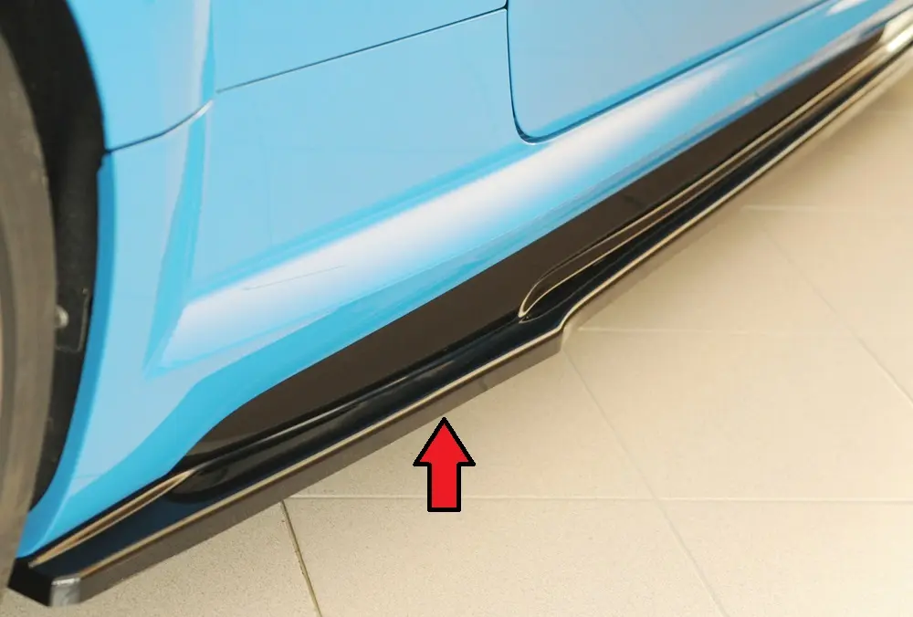 Rieger Seitenschwelleransatz (ca. 19mm) für Audi TT / TTS / TTRS 8S