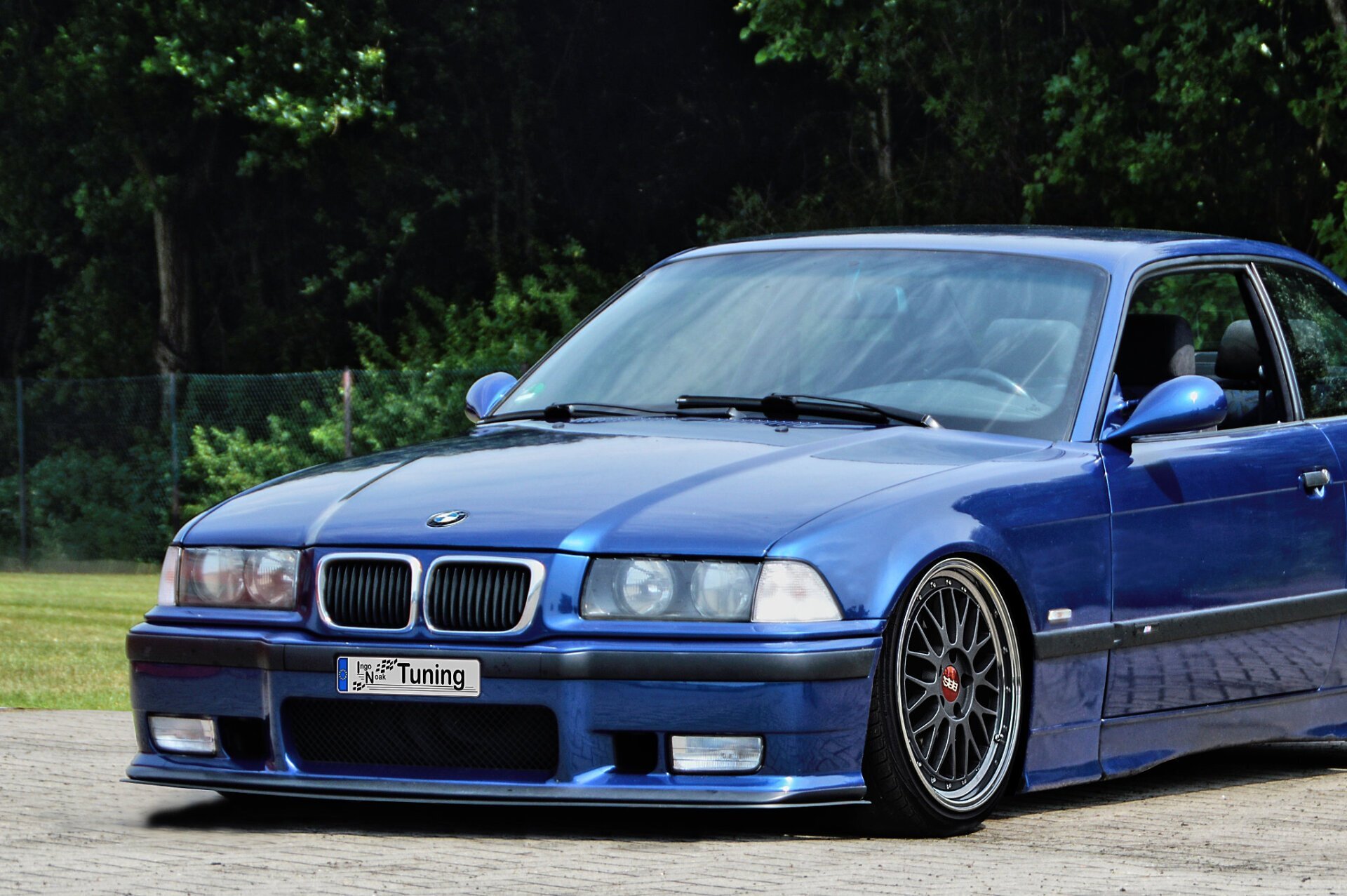 Ingo Noak Frontspoiler für BMW E36 3er M-Technik M3 Cuplippe Spoilerschwert ABS mit ABE