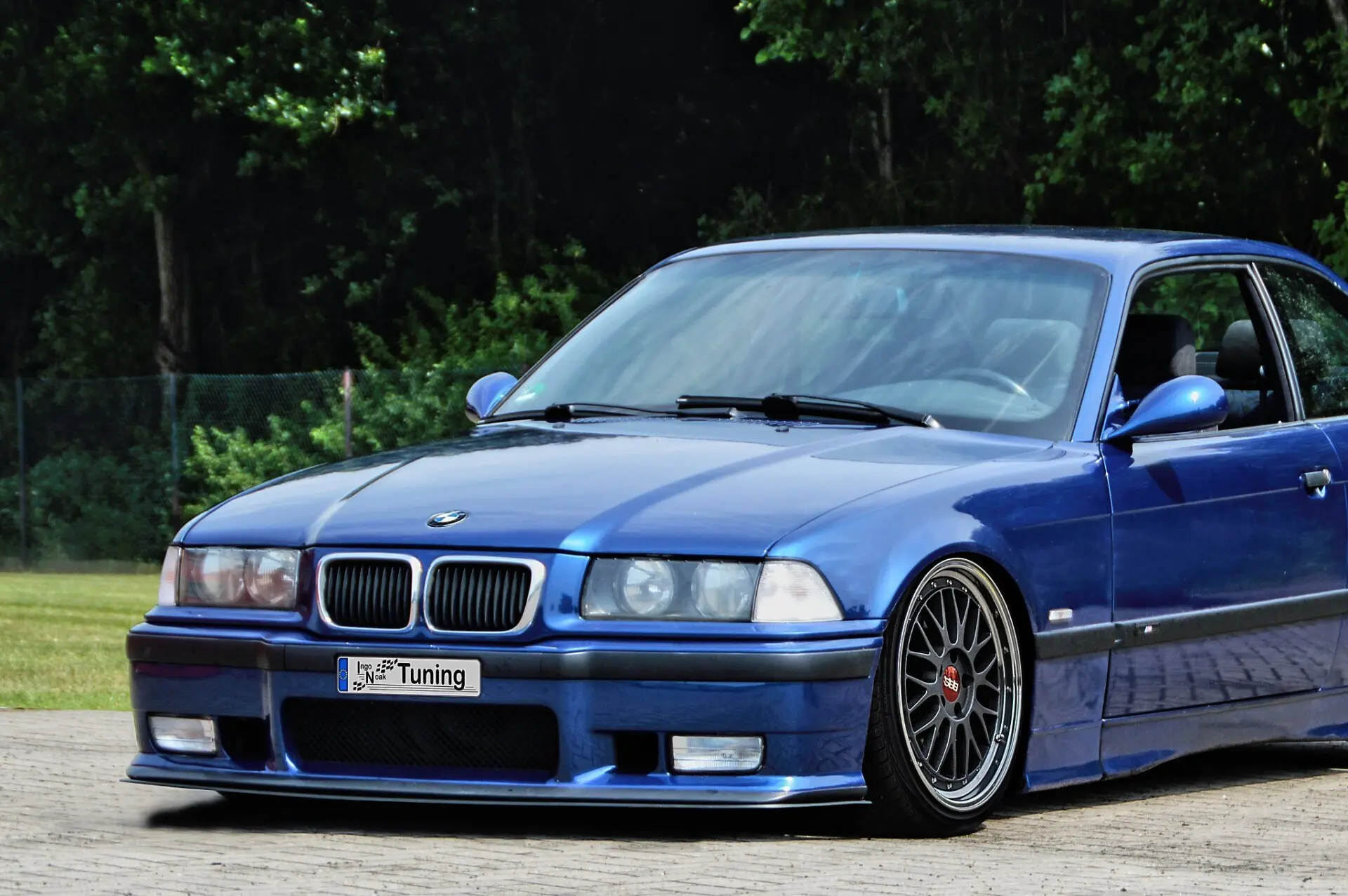 Ingo Noak Frontspoiler für BMW E36 3er M-Technik M3 Cuplippe Spoilerschwert ABS mit ABE
