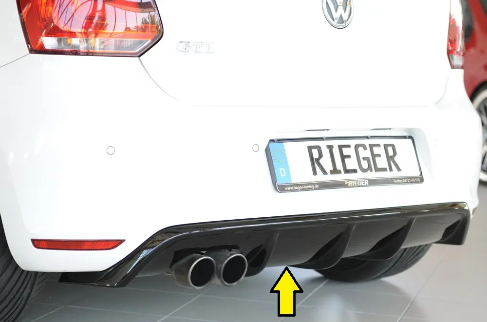 Rieger Heckeinsatz (GBL-47213) für VW Polo 5 6R/6C GTI