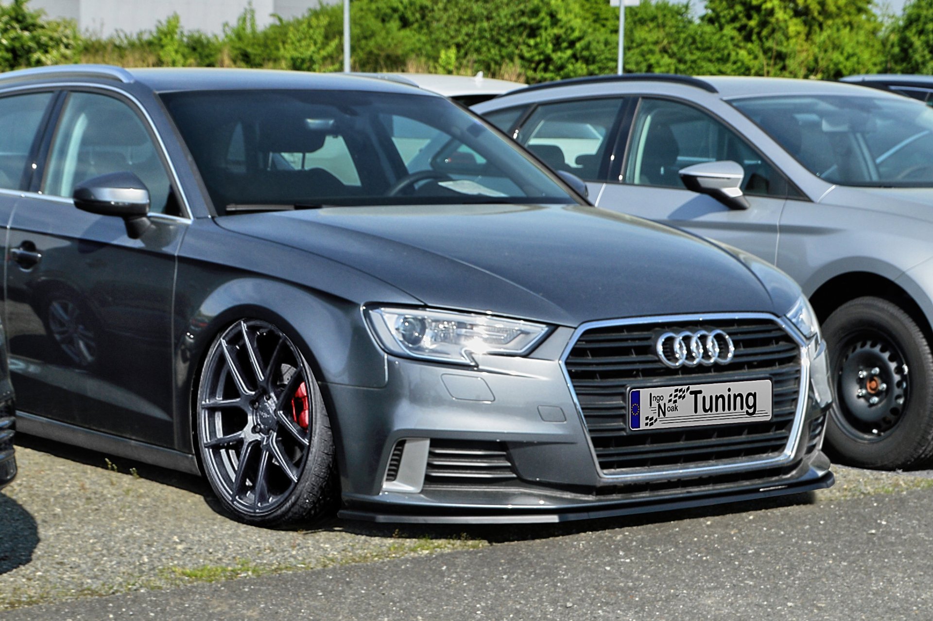 Ingo Noak CUP Spoilerschwert Frontspoilerlippe Cuplippe für Audi A3 8V Facelift ABE