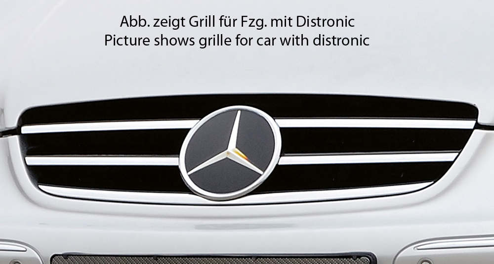 Rieger Frontgrill schwarz/chrom, Mercedes CLK (W209)
