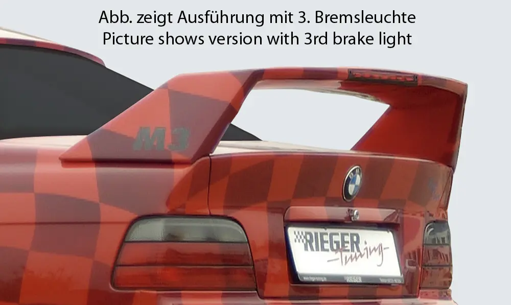 Rieger Heckflügel Breitbau II für BMW 3er E36