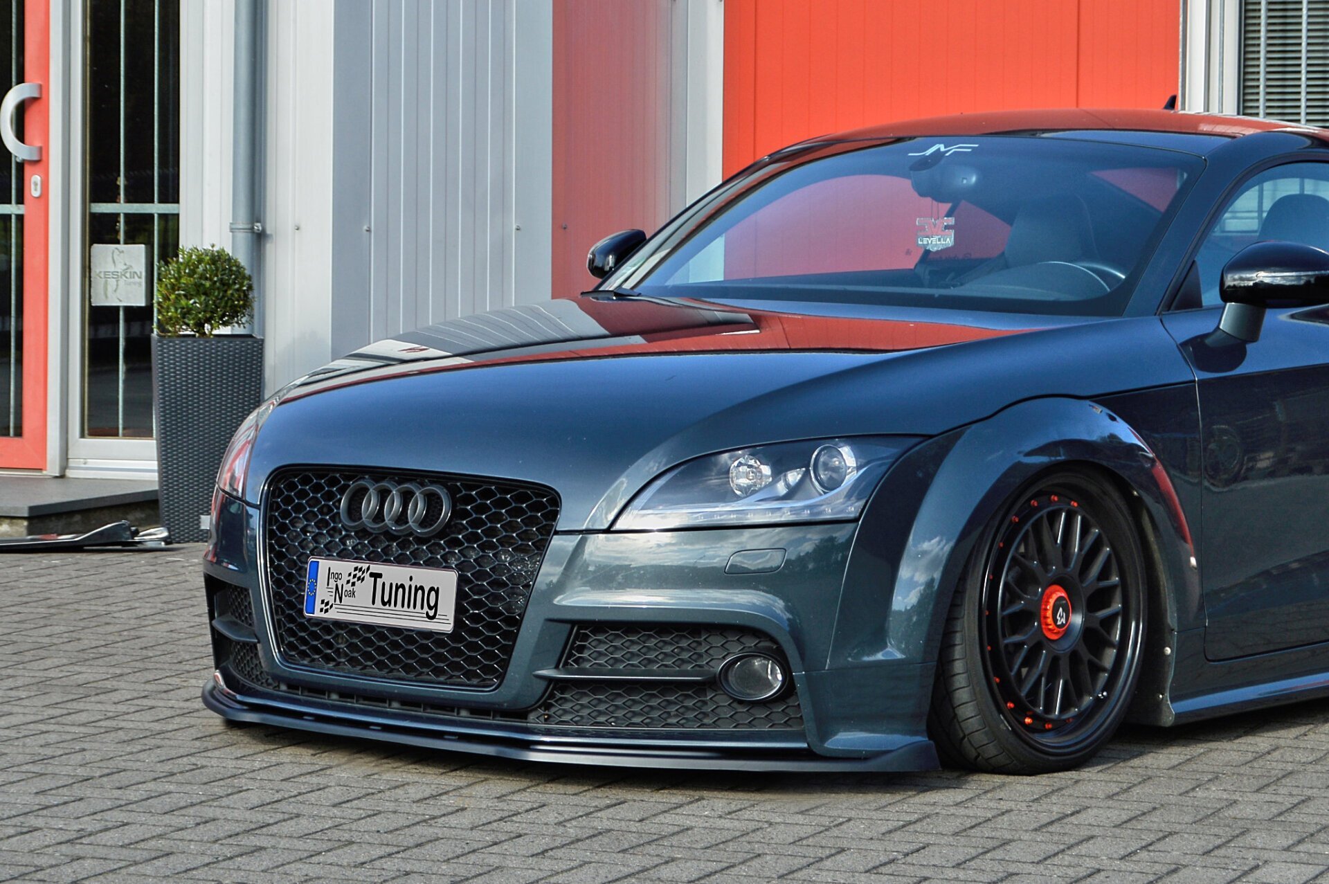 Ingo Noak Cup Frontspoilerlippe für Audi TTS 8J Coupe ab Bj. 2009-