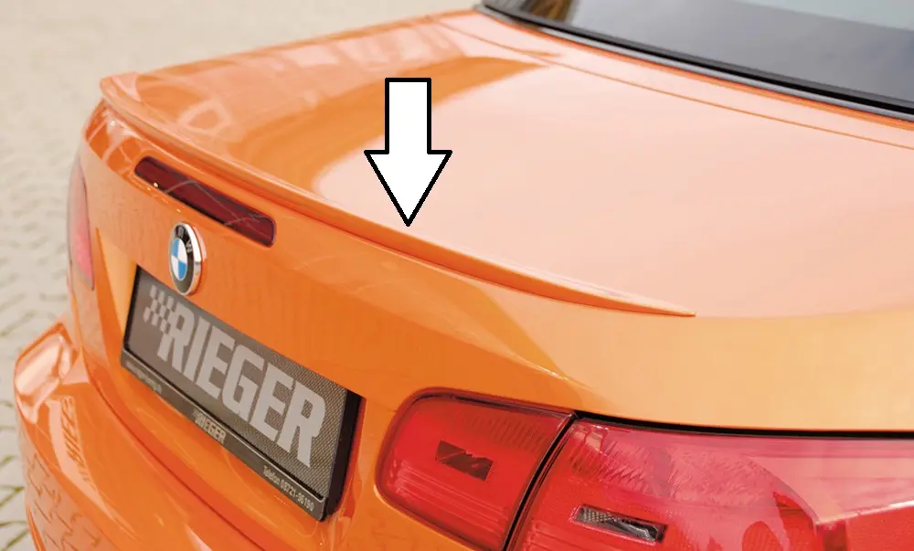 Rieger Heckklappenspoiler für BMW 3er E93