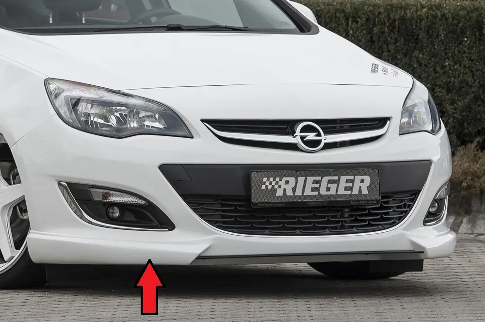 Rieger Spoilerlippe für Opel Astra J