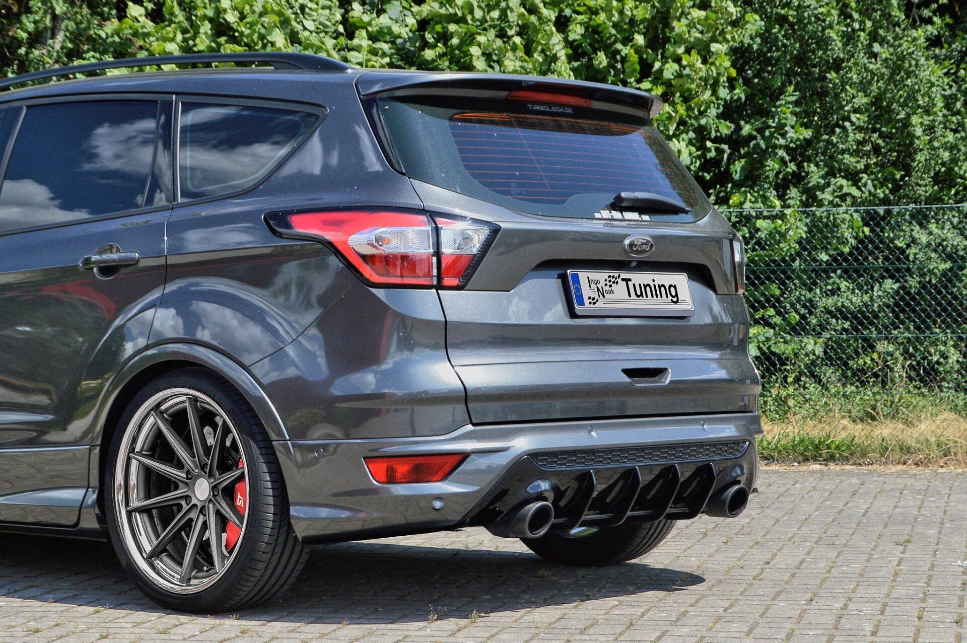 Ingo Noak Heckansatz Diffusor für Ford Kuga DM2 ab Bj.2016-