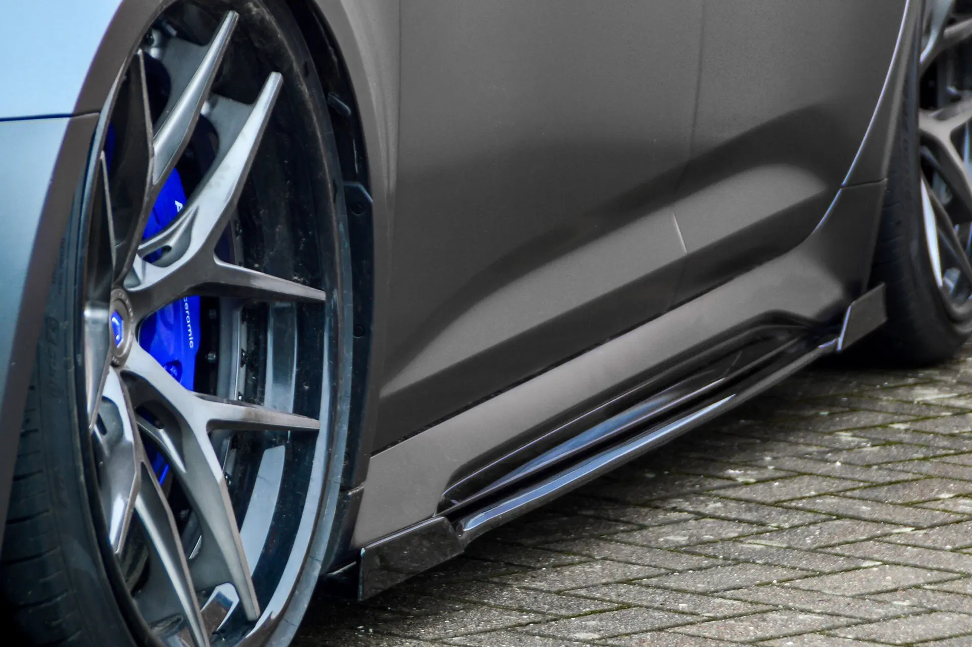 Ingo Noak Seitenschweller mit Wing vorne und hinten für Audi RS6 C8 Bj .ab.2019-