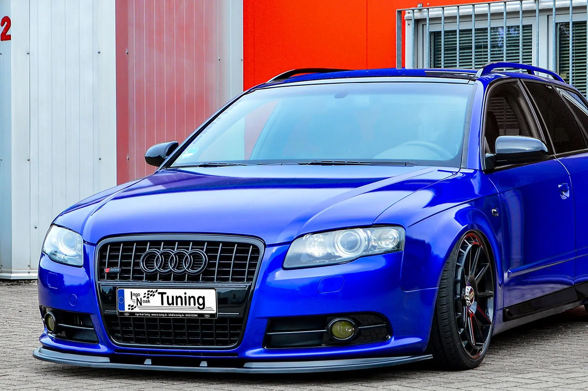 Ingo Noak CUP Frontspoilerlippe V2 für Audi A4+S4 B7 Avant S-Line