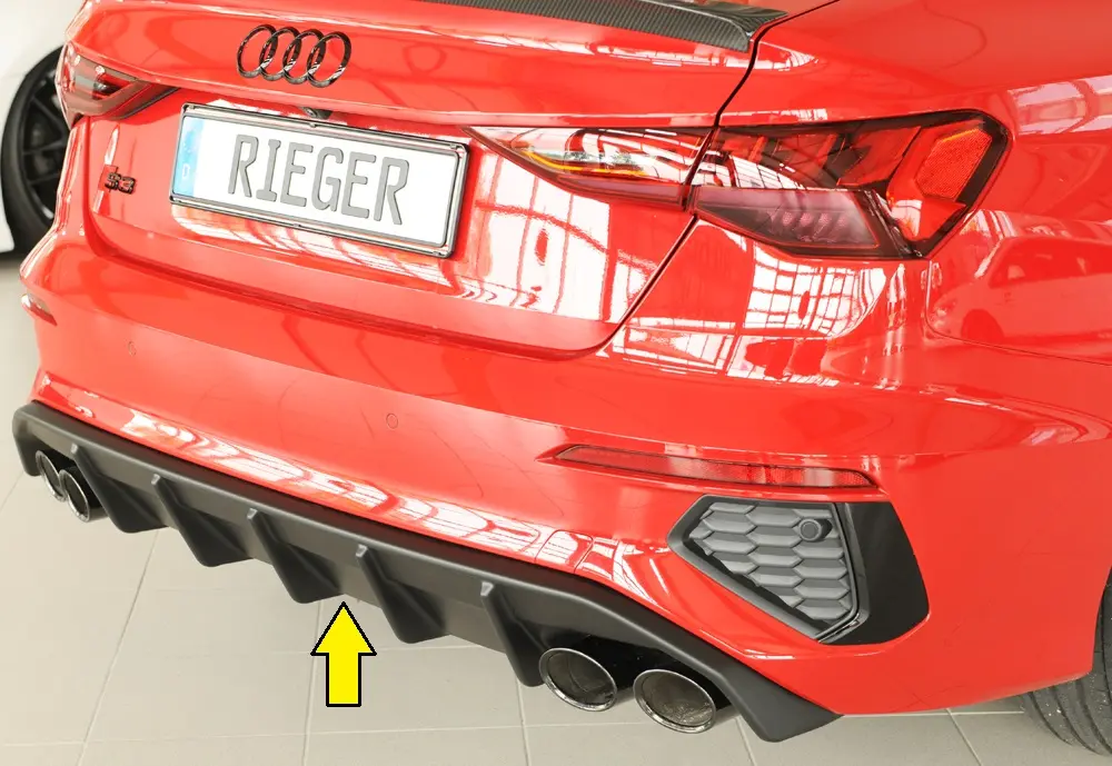 Rieger Heckeinsatz für Audi A3 / S3 8Y