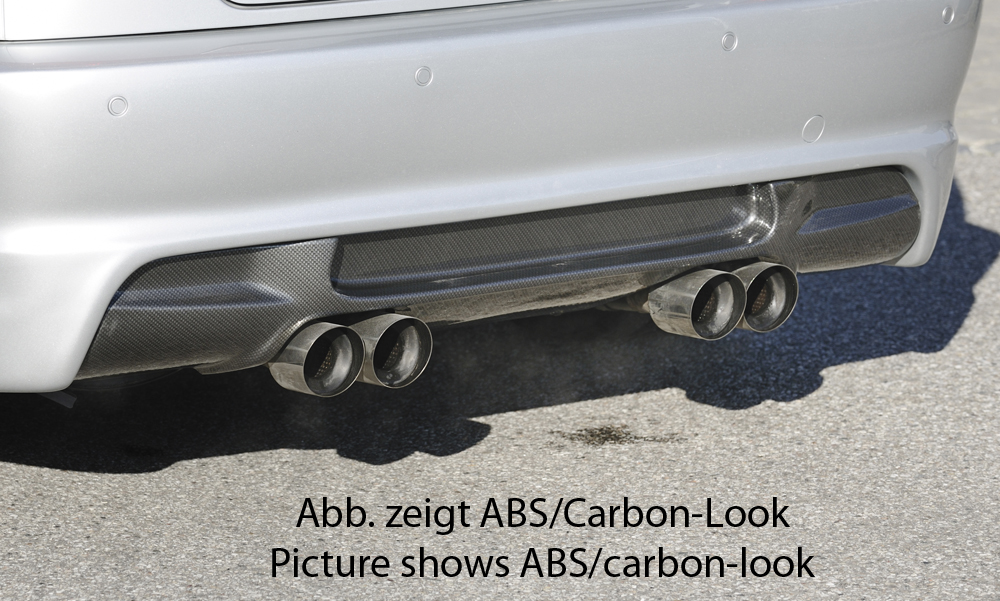 Rieger Heckeinsatz für BMW 3er E46