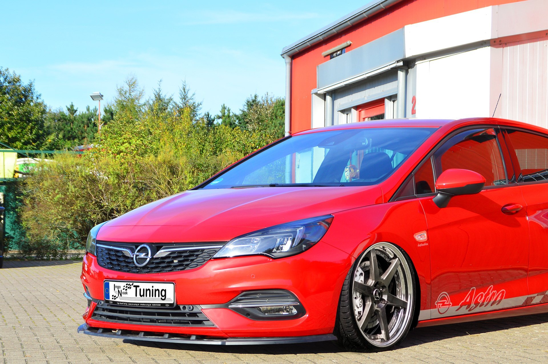 Ingo Noak Cup Frontspoilerlippe für Opel Astra K 5 türer + Sportstourer